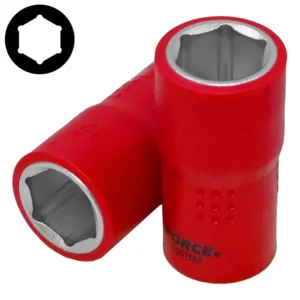 3/8" (Inch) Insulated 6pt. Flank Socket 15mm