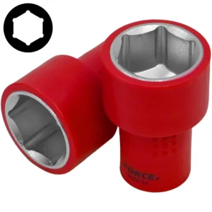 3/8" (Inch) Insulated 6pt. Flank Socket 21mm