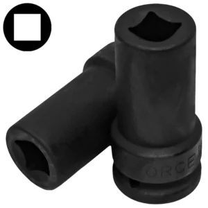 3/4" (Inch) Deep Square Impact Socket 17mm