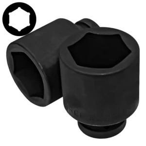 1" (Inch) 6pt. Deep Flank Impact Socket 2-3/16" (Inch)
