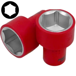 3/8" (Inch) Insulated 6pt. Flank Socket 24mm