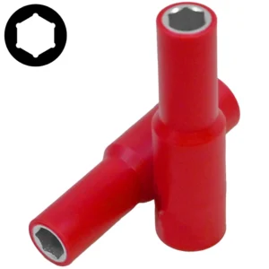 3/8" (Inch) Insulated 6pt. Deep Flank Socket 10mm