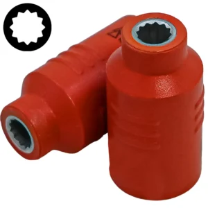 3/8" (Inch) Insulated 12pt. Flank Socket 7mm